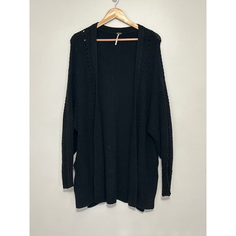 Free People Oversized Chunky Cardigan Sweater Womens XS Slouchy Boho Casual Cozy